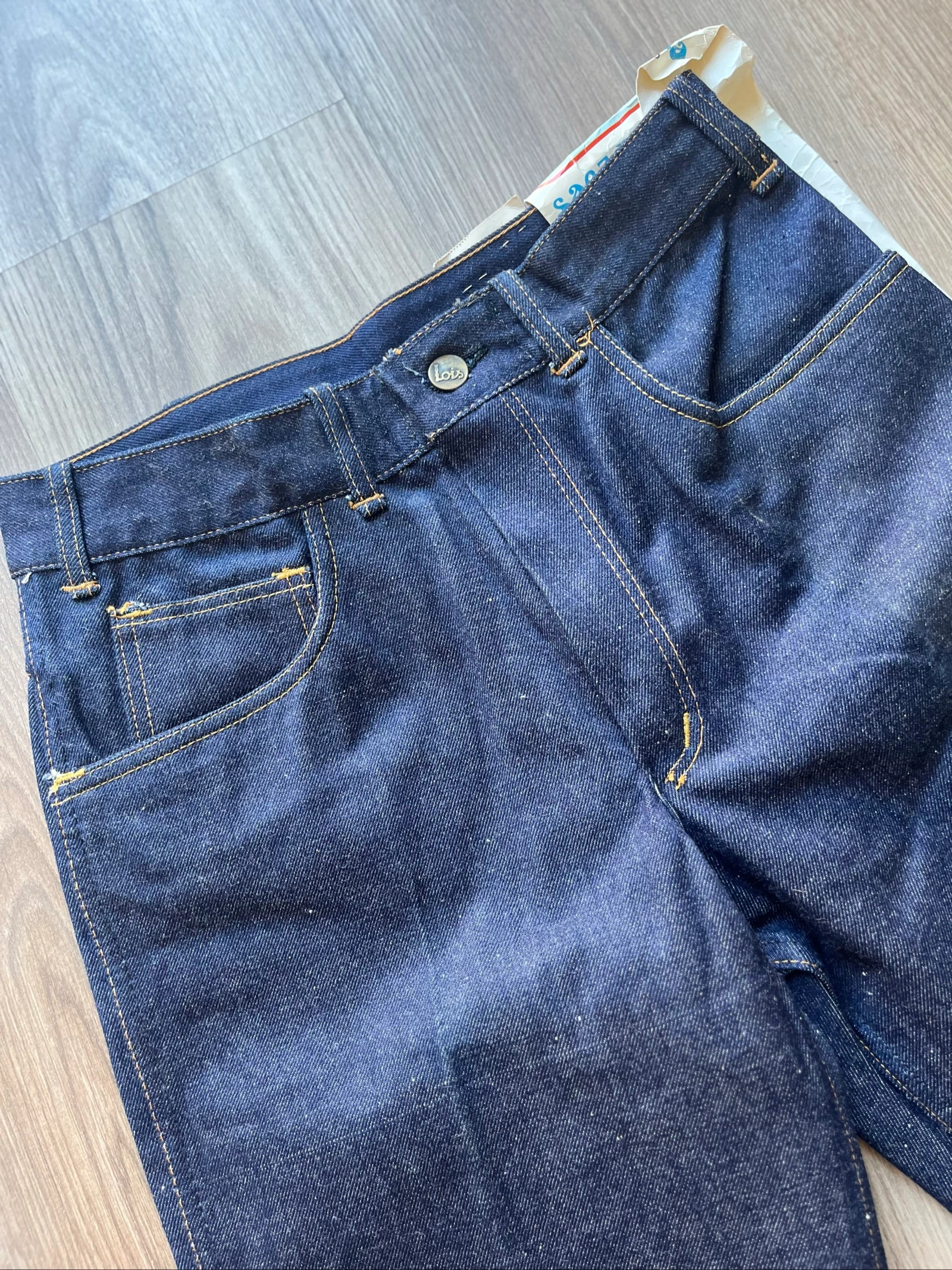 Lois Jeans Denim Blue Vintage Y2K Archive Straight Regular Baggy Streetwear Unisex – photo 5
